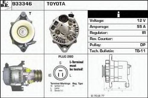 EDR 933346 - Alternator www.molydon.hr