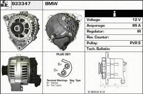 EDR 933347 - Alternator www.molydon.hr