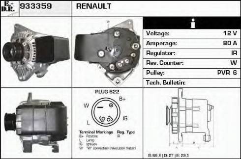 EDR 933359 - Alternator www.molydon.hr