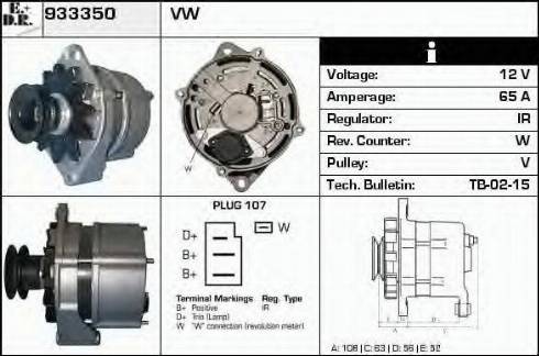 EDR 933350 - Alternator www.molydon.hr