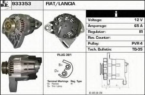 EDR 933353 - Alternator www.molydon.hr