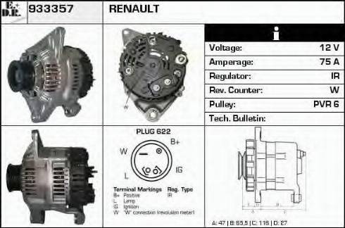 EDR 933357 - Alternator www.molydon.hr