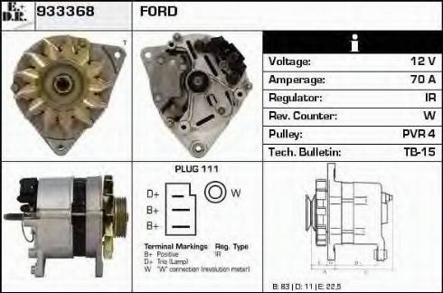 EDR 933368 - Alternator www.molydon.hr