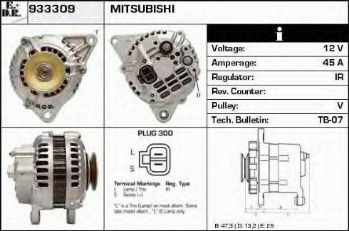 EDR 933309 - Alternator www.molydon.hr