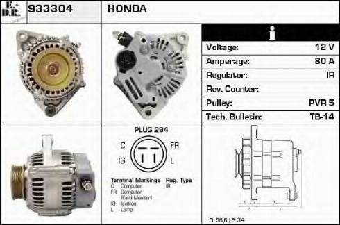 EDR 933304 - Alternator www.molydon.hr