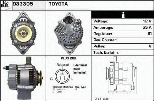 EDR 933305 - Alternator www.molydon.hr