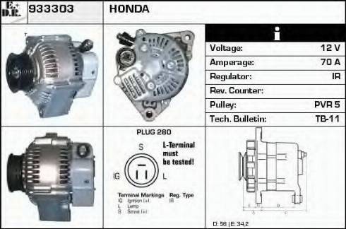 EDR 933303 - Alternator www.molydon.hr