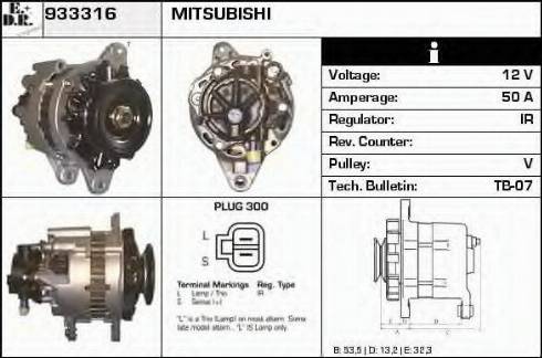 EDR 933316 - Alternator www.molydon.hr