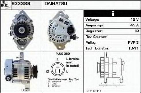 EDR 933389 - Alternator www.molydon.hr