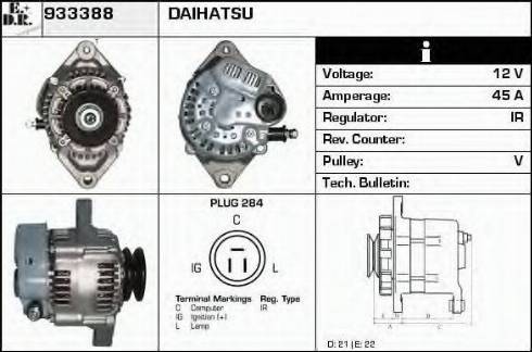 EDR 933388 - Alternator www.molydon.hr