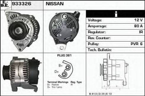 EDR 933326 - Alternator www.molydon.hr