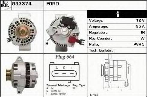 EDR 933374 - Alternator www.molydon.hr