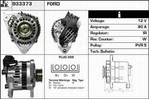 EDR 933373 - Alternator www.molydon.hr