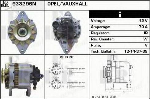 EDR 933296N - Alternator www.molydon.hr