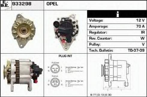 EDR 933298 - Alternator www.molydon.hr