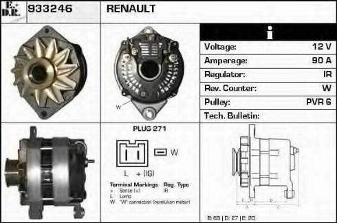 EDR 933246 - Alternator www.molydon.hr