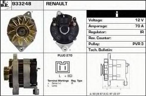 EDR 933248 - Alternator www.molydon.hr