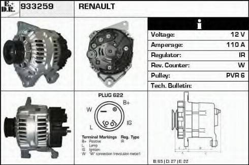 EDR 933259 - Alternator www.molydon.hr