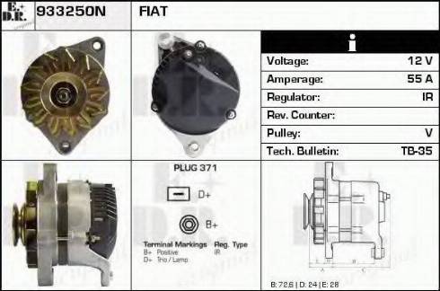 EDR 933250N - Alternator www.molydon.hr