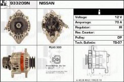 EDR 933209N - Alternator www.molydon.hr