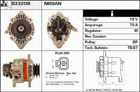 EDR 933209 - Alternator www.molydon.hr