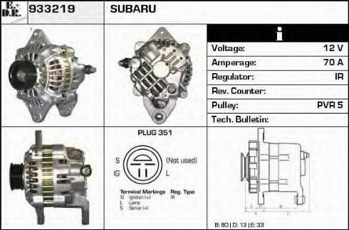 EDR 933219 - Alternator www.molydon.hr