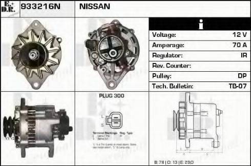 EDR 933216N - Alternator www.molydon.hr