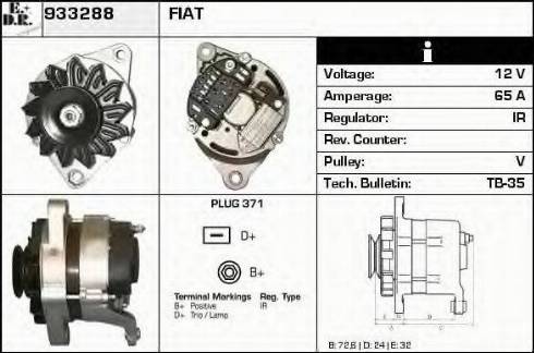 EDR 933288 - Alternator www.molydon.hr