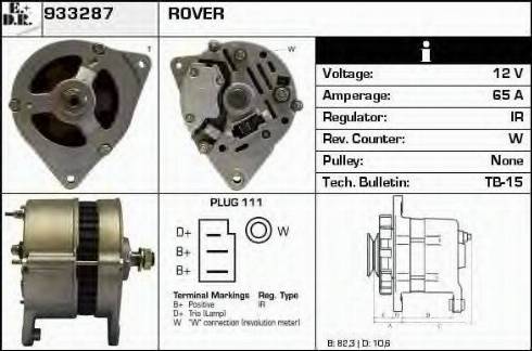 EDR 933287 - Alternator www.molydon.hr