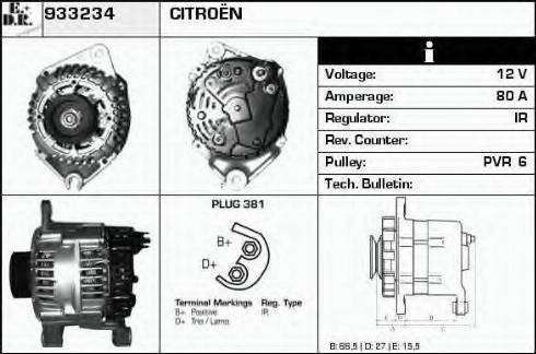 EDR 933234 - Alternator www.molydon.hr