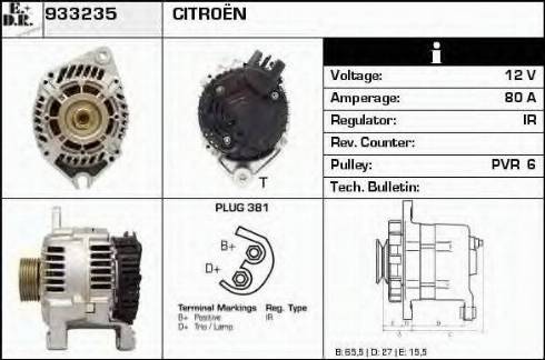 EDR 933235 - Alternator www.molydon.hr