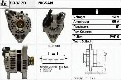 EDR 933229 - Alternator www.molydon.hr