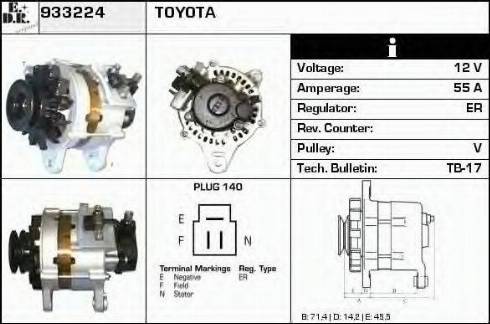 EDR 933224 - Alternator www.molydon.hr