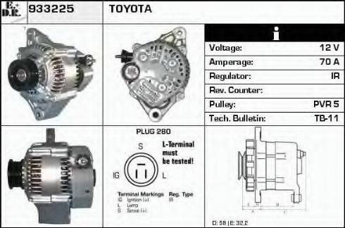 EDR 933225 - Alternator www.molydon.hr