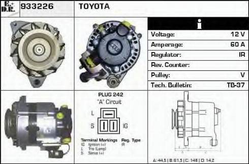 EDR 933226 - Alternator www.molydon.hr