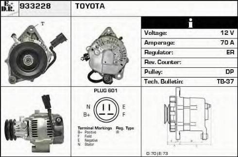 EDR 933228 - Alternator www.molydon.hr