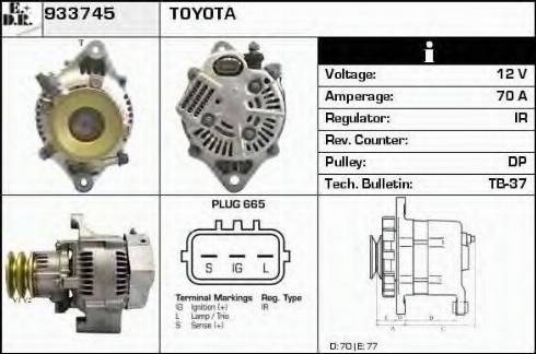 EDR 933745 - Alternator www.molydon.hr