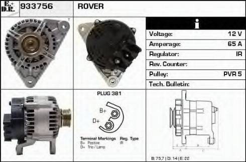 EDR 933756 - Alternator www.molydon.hr