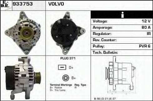 EDR 933753 - Alternator www.molydon.hr