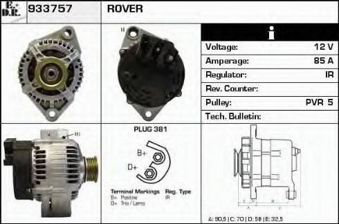 EDR 933757 - Alternator www.molydon.hr