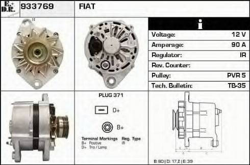 EDR 933769 - Alternator www.molydon.hr