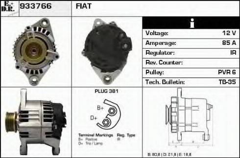 EDR 933766 - Alternator www.molydon.hr