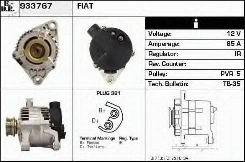 EDR 933767 - Alternator www.molydon.hr