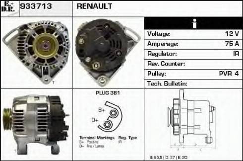 EDR 933713 - Alternator www.molydon.hr