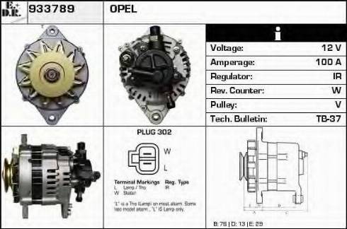 EDR 933789 - Alternator www.molydon.hr