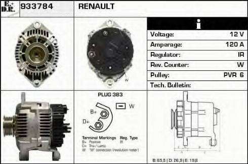 EDR 933784 - Alternator www.molydon.hr