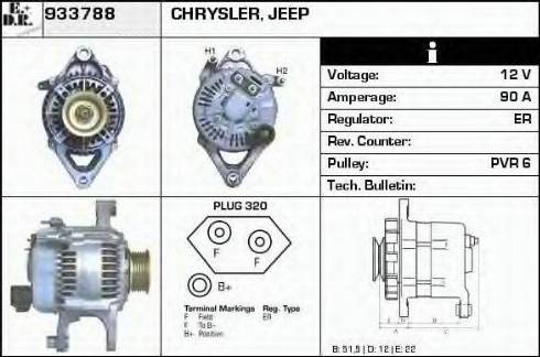 EDR 933788 - Alternator www.molydon.hr