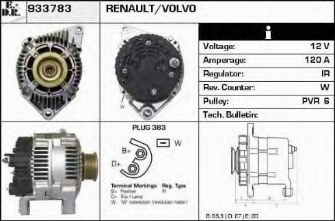 EDR 933783 - Alternator www.molydon.hr