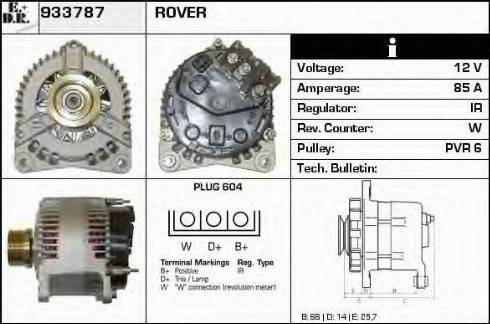 EDR 933787 - Alternator www.molydon.hr