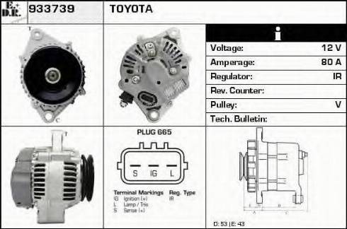 EDR 933739 - Alternator www.molydon.hr